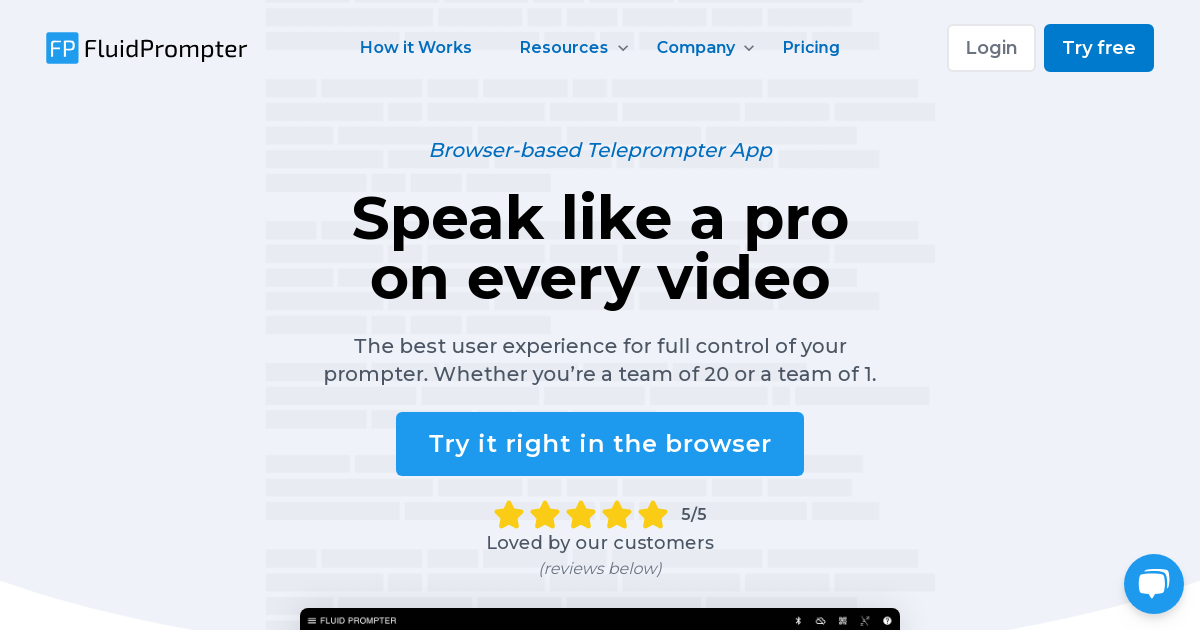 Best teleprompter app for creators and teams FluidPrompter