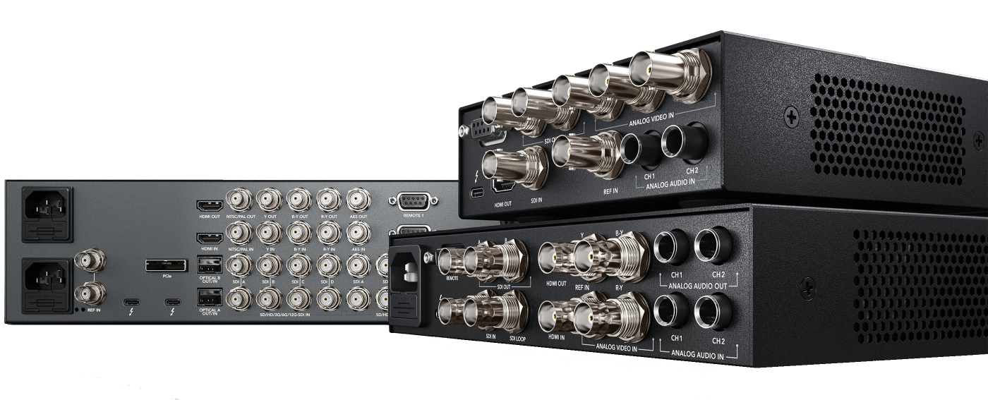 Broadcast SDI switchers and routers